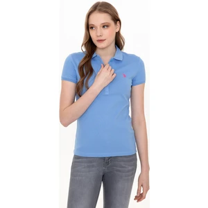 U.S. Polo Assn. Kadın Koyu Mavi Basic T-Shirt 50246272-VR032
