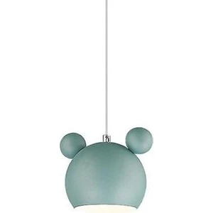 Three Beans Nordic Duvar Lambası Çocuk Odası Işıkları Için Alüminyum Mickey Aplik Modern Kapalı Duvar Işık Fikstür E27 Yaratıcı Armatür (Yeşil Asma) (Yurt Dışından)