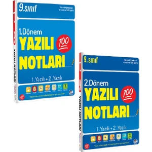 Tonguç Akademi 9. Sınıf Yazılı Notları 1 ve 2. Dönem 1 ve 2. Yazılı Notları 2025