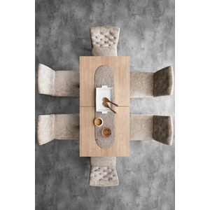 Cesta El Yapımı Örgü Natural Runner 37x136 4008