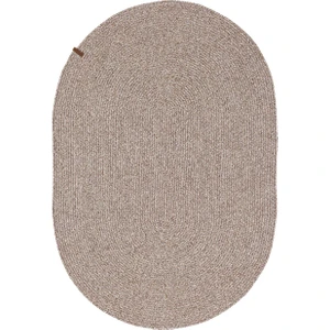 Cesta El Yapımı Örgü Natural Kilim 50x80 4013