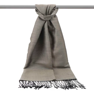 Bursa İpek Siyah Taş Ipek Görünümlü Şal