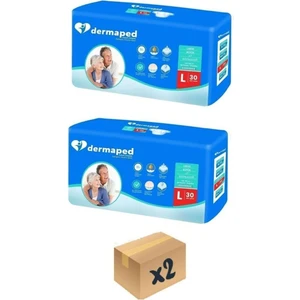 Yetişkin Hasta Bezi Bel Bantlı Büyük Boy (L) Beden Süper Emici  Paket 30*2 60 Adet