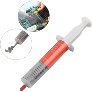 Gri Büyük Boy Şırınga Termal Macun 30GR Gümüş Alaşım -Heatsink