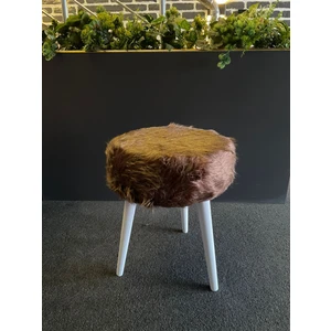 Peluş Puf Kahverengi
