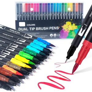 Vox Art Çift Tarafl Brush Pen 36'li Set -Su Bazlı