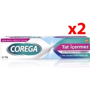 Tat Içermez Diş Protez Yapıştırıcı Krem 40 gr - 2 Adet
