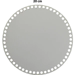 Ala Depo Ahşap Sepet Tepsi Tabanı 20CM Beyaz Çift Yüz 3mm Mdf