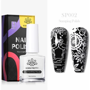 Born Pretty Stampa Baskı Ojesi Beyaz (55950-2)