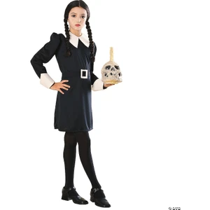 My Kostüm Addams Family Wednesday Kız Çocuk Kostümü