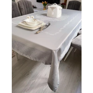 Teflon Kumaş Masa Örtüsü - Sıvı Geçirmez - Yıkanabilir - Dantel Görünümlü