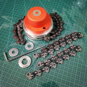 Motorlu Tırpan Testere Zincirli Kendinden Pasolu Canavar Başlık Yedek Zincirli