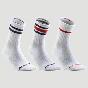 Artengo Uzun Konçlu Tenis Çorabı - 3'Lü Paket - Beyaz - Rs 500