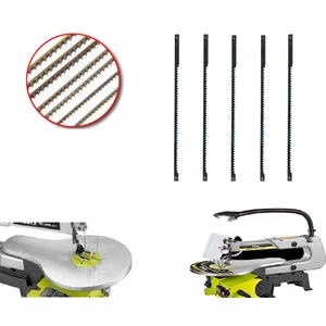 Ryobi RSW1240G Uyumlu Tezgah Dekupaj Kıl Testere Bıçak Seti 5 Parça