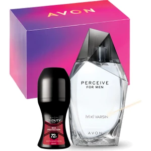 Iyi Ki Varsın Yazılı Perceive Erkek Parfüm Hediye Kutulu Paket