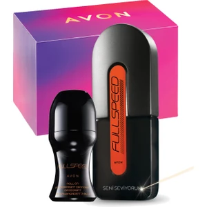 Seni Seviyorum Yazılı Full Speed Parfüm Hediye Kutulu Paket