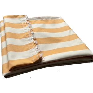 Pamukkale Branda Balkon Perdesi Su Geçirmez Kumaş Korniş Tokalı Bağcıklı 540 x 230