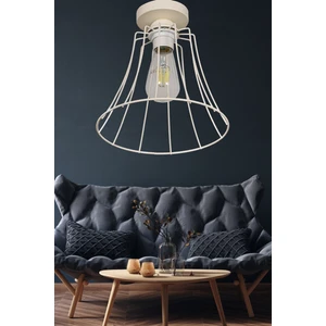 Muhteşem Tekli Beyaz Tavan Montaj Avize