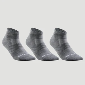ARTENGO Tenis Çorabı - Kısa Konç - Unisex - 3 Çift - Gri - RS500