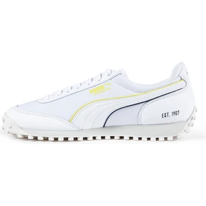 Erkek White-Yellow- Blue- Gray Puma Fast Rider Fenerbahce Beyaz Erkek Çocuk Günlük Spor Ayakkabı