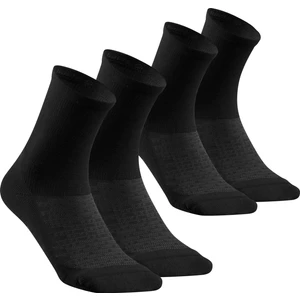 Quechua Uzun Konçlu Outdoor Çorap - Siyah - 2 Çift - Hike 100