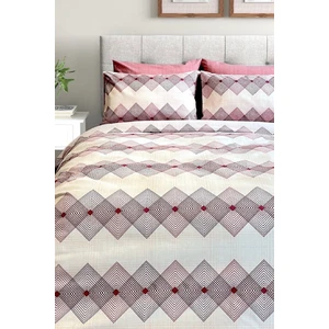 Alla Turca Tek Kişilik Ranforce Nevresim Takımı Düz Çarşaflı Dıamond Pudra