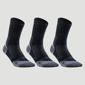 Artengo Tenis Çorabı - Uzun Konçlu - 3 Çift - Siyah / Gri - Rs 900