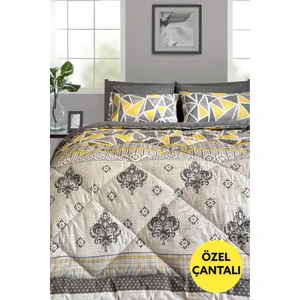 Alla Turca Lux Uyku Seti-Tek Kişilik-Lastikli Çarşaflı 2yastık Kılıflı-Özel Çantada Modern