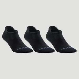 Artengo Tenis Çorabı - Kısa Konç - Unisex - 3 Çift - Siyah - Rs500