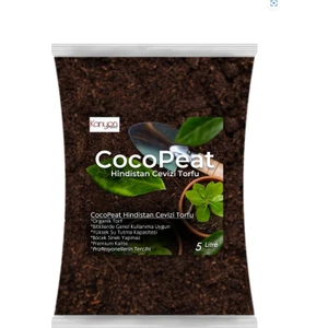 Hindistan Cevizi Torfu %100 Doğal Torf - Cocopeat Hindistan Cevizi Lifi - Doğal Bitki Toprağı