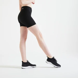 Domyos Kadın Siyah Spor Şort (Kısa Tayt) 100 - Fitness Kardiyo