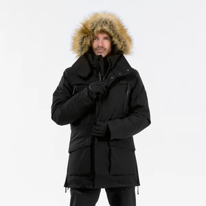 Quechua Erkek Su Geçirmez Outdoor Parka - Beyaz - SH500 Ultra - Siyah -20°c