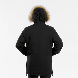 Quechua Erkek Su Geçirmez Outdoor Parka - Beyaz - SH500 Ultra - Siyah -20°c