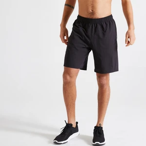 DOMYOS Erkek Siyah Spor Şortu 120 - Fitness Kardiyo