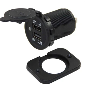 IC266C Kulaklı Çakmak Tipi Su Geçirmez Kapak 2xusb