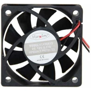 60X60X15MM 12V Dc 2 Pin Plastik Kasa Fanı