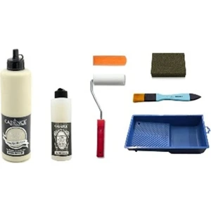 Hybrid Akrilik Boya Seti 500ML Set6-
 H006 Dantel Yarımat Ultimate Glaze