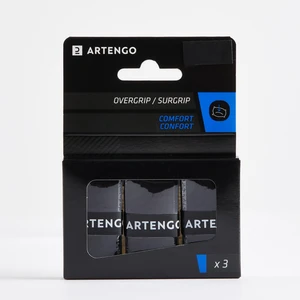 ARTENGO Tenis Overgrip - Siyah - 3 Adet - Comfort
