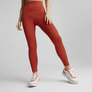 Kadın Burnt Red Puma Infuse Evoknit Leggings Kırmızı Kadın Tayt