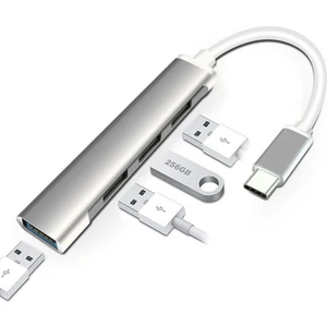 Zrh Type c 3.1 Den 4 Adet USB 3.0 Uyumlu Hub Otg Çoğaltıcı Adaptörü