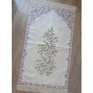 Çeyizlik Hediyelik Bohça Için Çiçek Detaylı Lüx Goblen Seccade