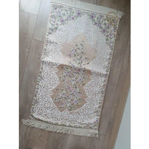 Çeyizlik Hediyelik Bohça Için Çiçek Detaylı Lüx Goblen Seccade