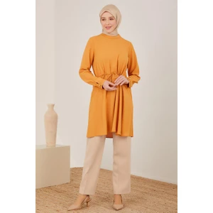 Kuşgözü ve Tünelli Tunik 23Y4436 Karamel