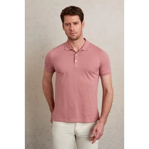 Düz Comfort Fit 100% Pamuk Polo Yaka Tişört