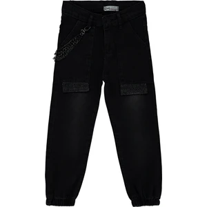 Civil Girls Kız Çocuk Kot Pantolon 10-13 Yaş Siyah