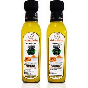 El Yapımı Zerdeçal Sirkesi 250 ml 2 Adet (Hand Made Turmeric Vinegar)