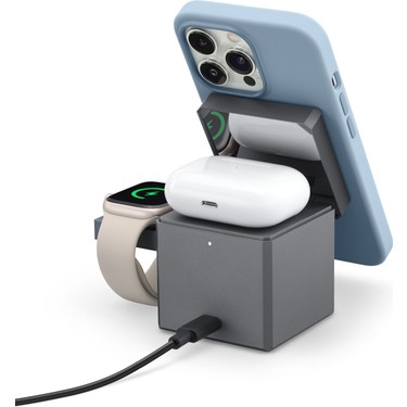 スキャナー Anker 3-in-1 Cube with MagSafe Anker 3in1 Cube 15W Magsafe Destekli Kablosuz Şarj Cihazı - Fiyatı