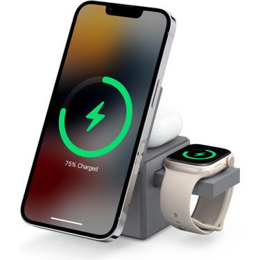 Anker 3in1 Cube 15W Magsafe Destekli Kablosuz Şarj Cihazı - Fiyatı