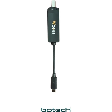 Botech Wzone 4K Android Kutu İçin Tuner Uydu Alıcısı Wi-Fi ve Ethernet
