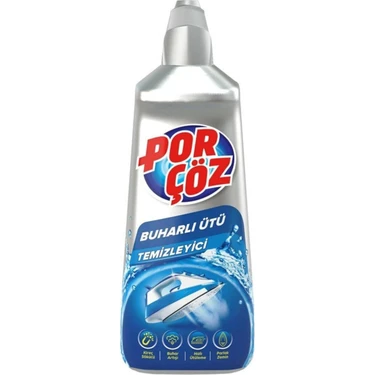 Porçöz Buharlı Ütü Temizleyici - 1650W, Kireç Önleyici, İki Katmanlı Thermolon Taban, 165 g/dk Şok